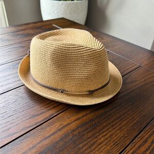 Stylish Tan Fedora Hat for Men